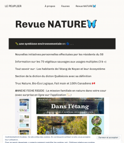 Le peuplier revue